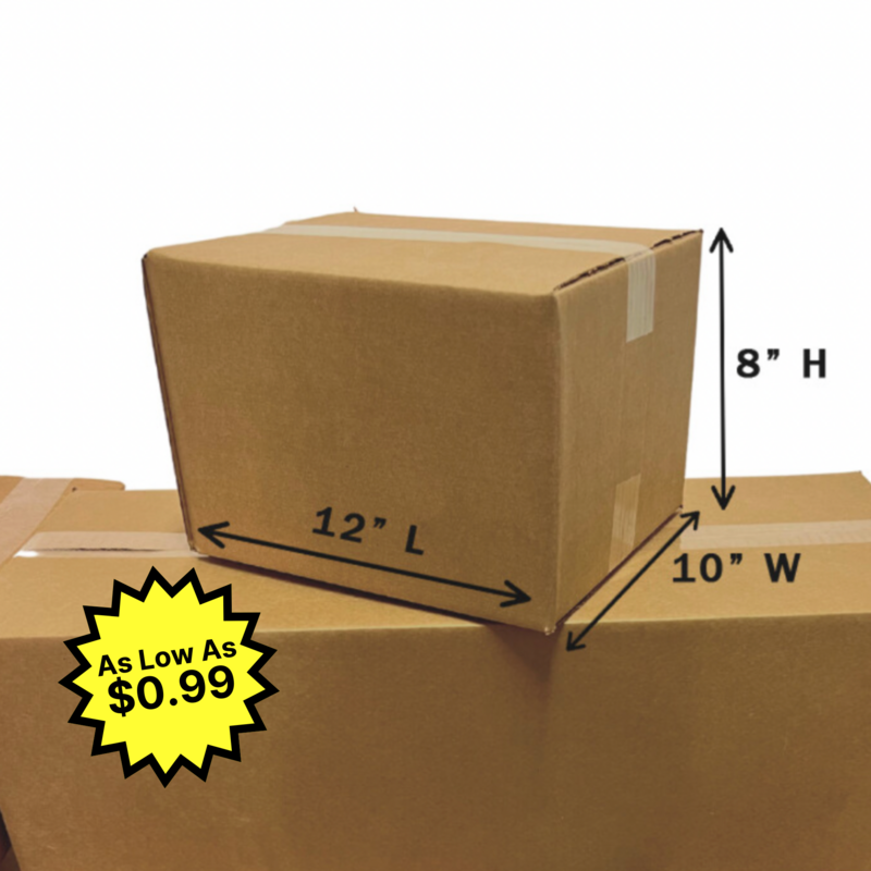 12&quot; X 10&quot; X 8&quot; Corrugated Box