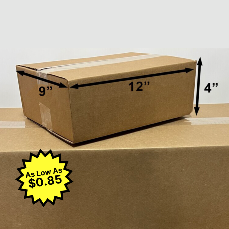 12&quot; X 9&quot; X 4&quot; Corrugated Box