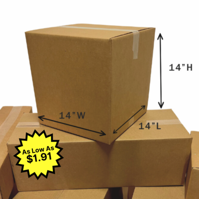 14&quot; X 14&quot; X 14&quot; Corrugated Box