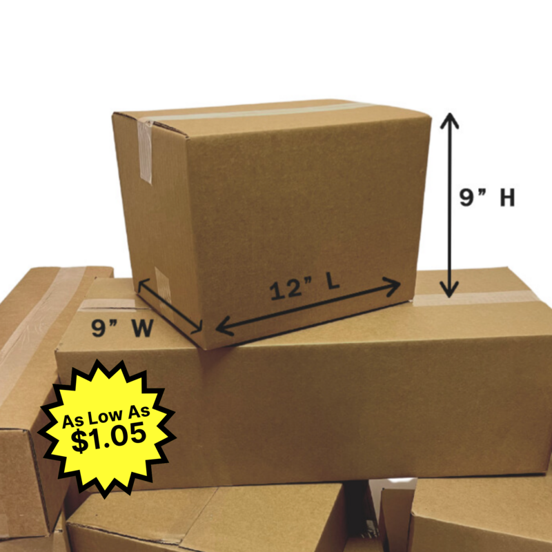 12&quot; X 9&quot; X 9&quot; Corrugated Box