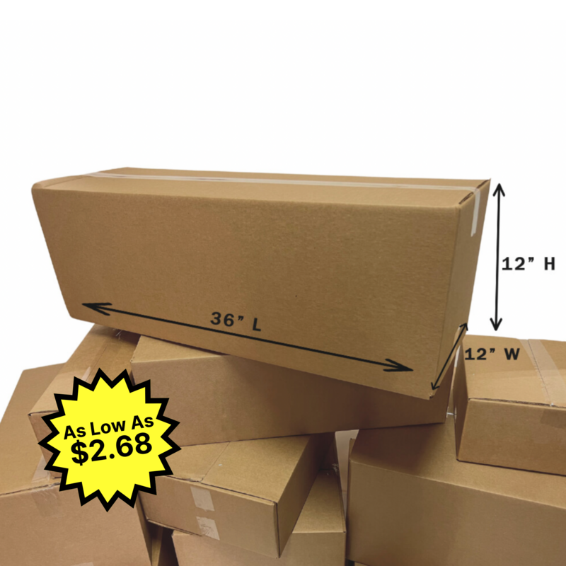 36&quot; X 12&quot; X 12&quot; Corrugated Box