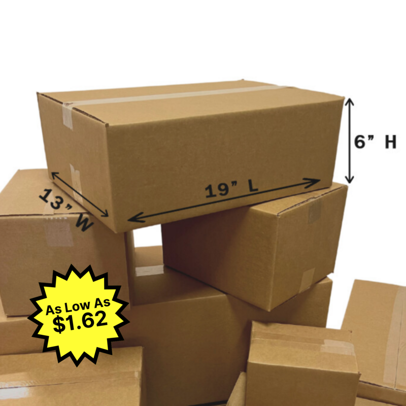 19&quot; X 13&quot; X 6&quot; Corrugated Box