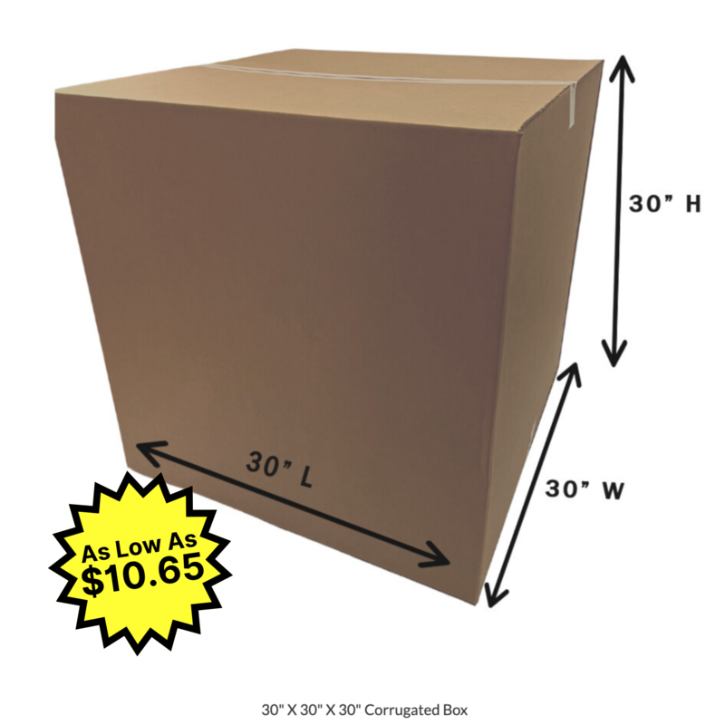 30&quot; X 30&quot; X 30&quot; Corrugated Box