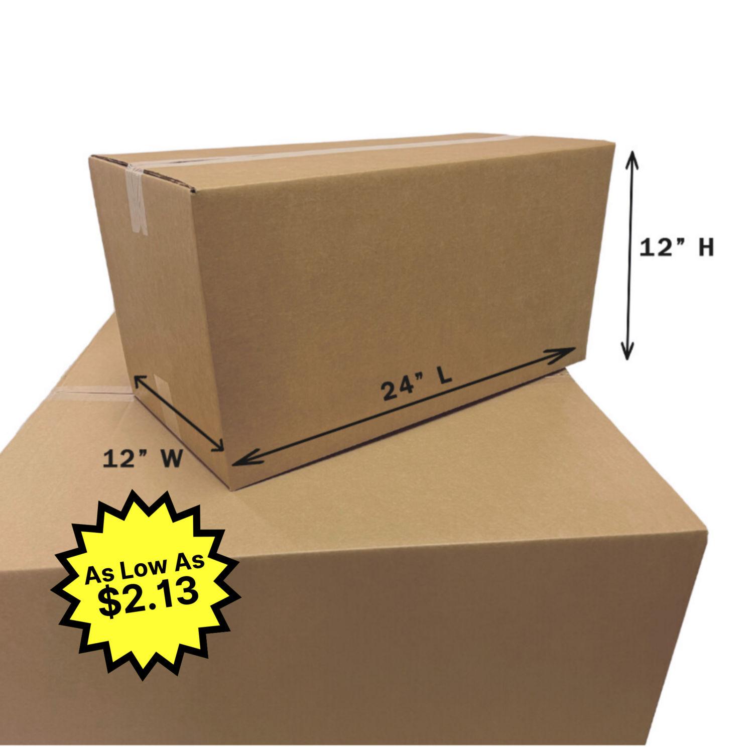 24&quot; X 12&quot; X 12&quot; Corrugated Box