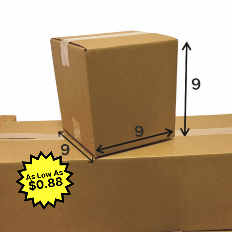 9&quot; X 9&quot; X 9&quot; Corrugated Box