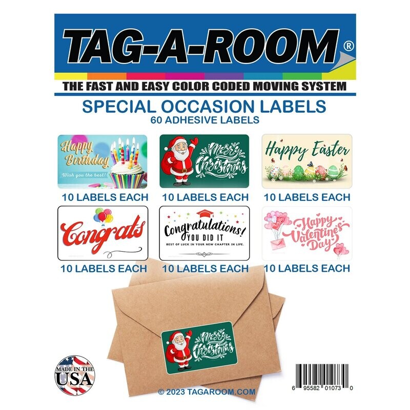 Special Occasion Labels, 60 Count Bundle