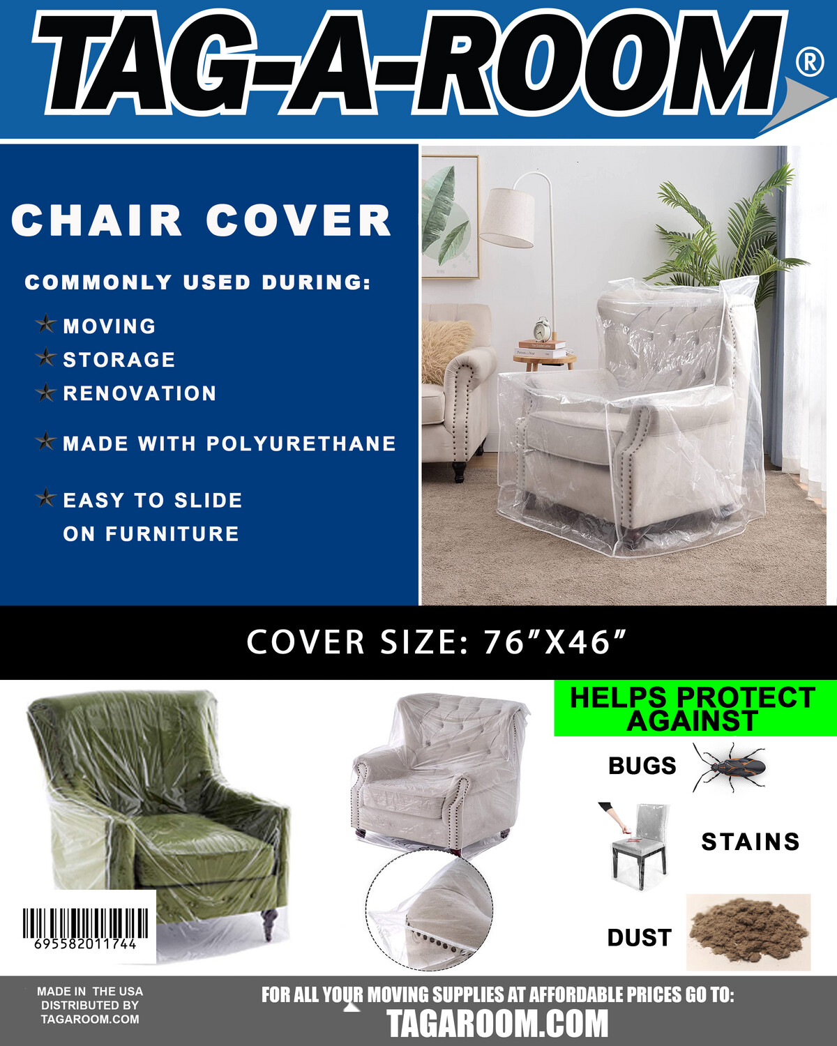 Chair Cover (2 Pack)
