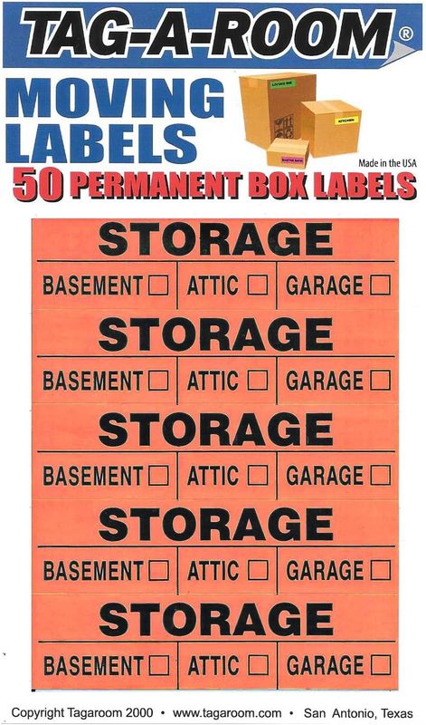 Storage Labels