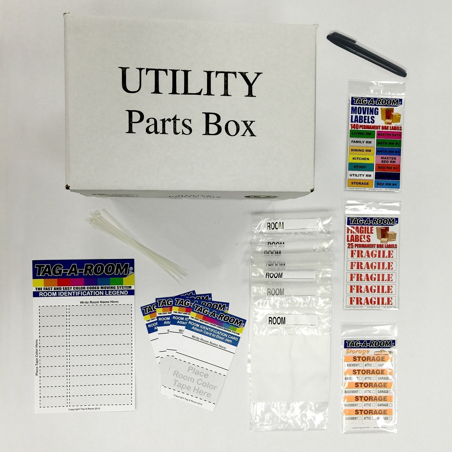 Parts Utility Box Bundle, Packing Moving Supplies