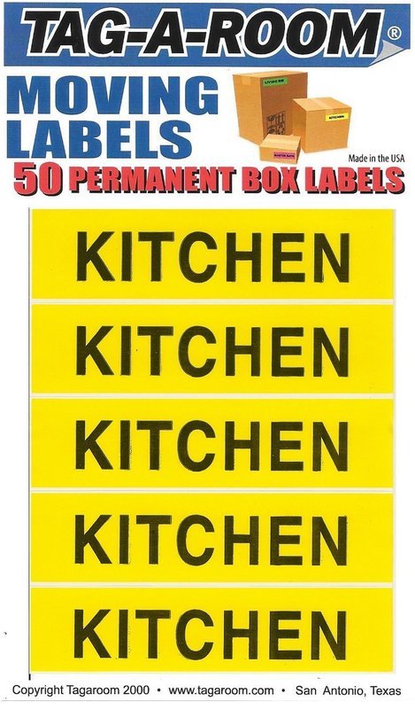Kitchen Labels - 50 Count