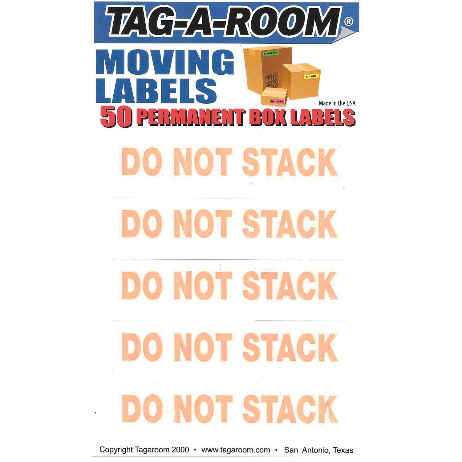 Do Not Stack Labels - 50 Count Do Not Stack Labels - 50 Count