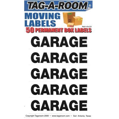 Garage Labels - 50 Count