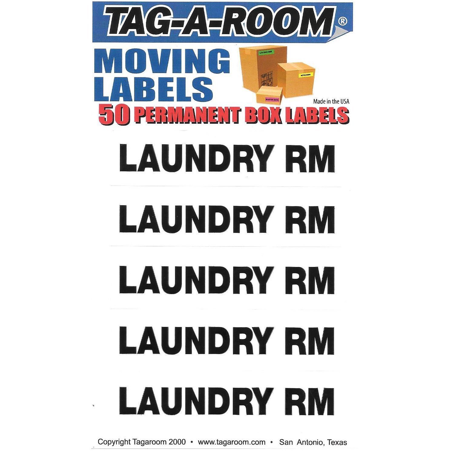 Laundry Labels - 50 Count