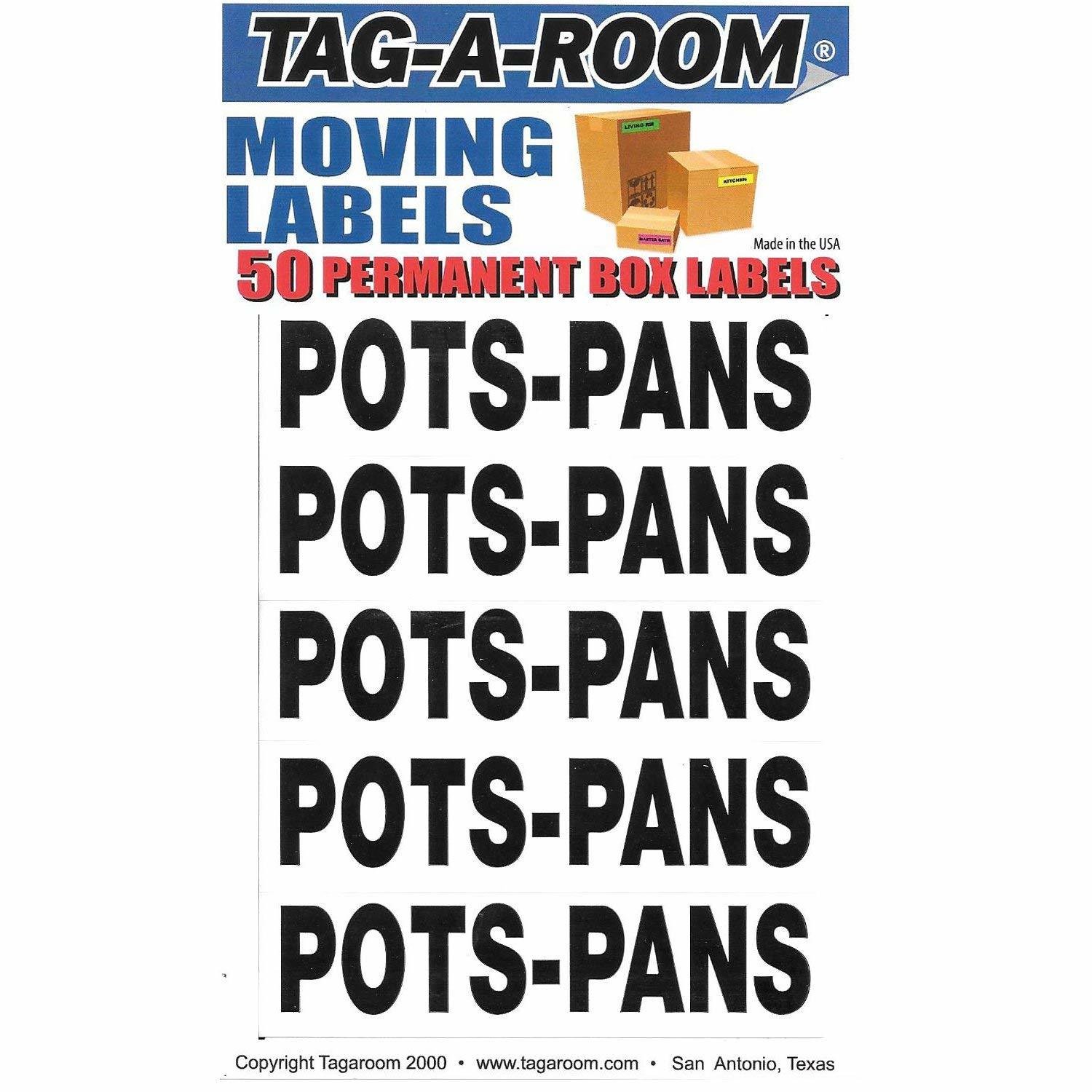 Box Content Moving Label (Pots-Pans)