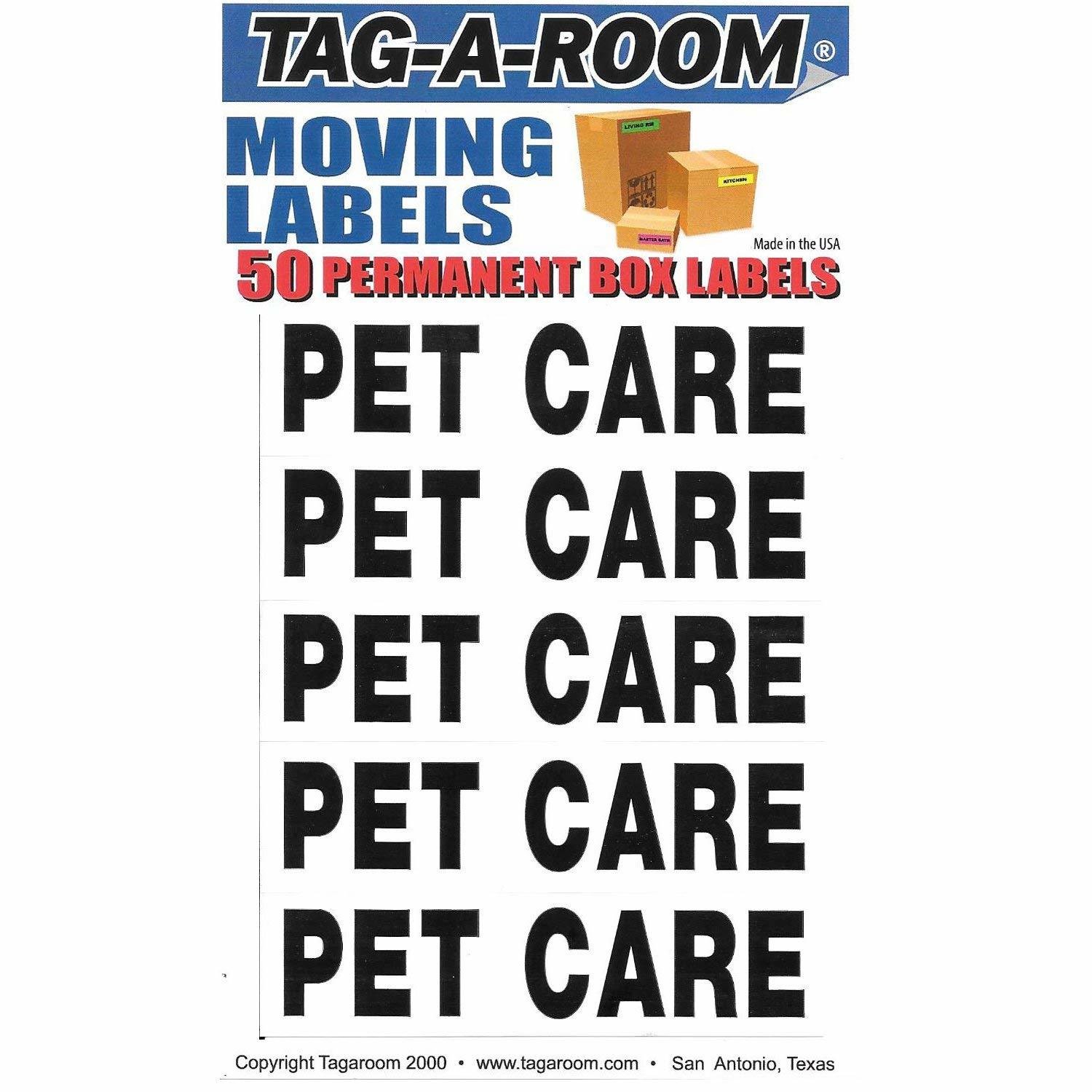 Box Content Moving Label (Pet Care)