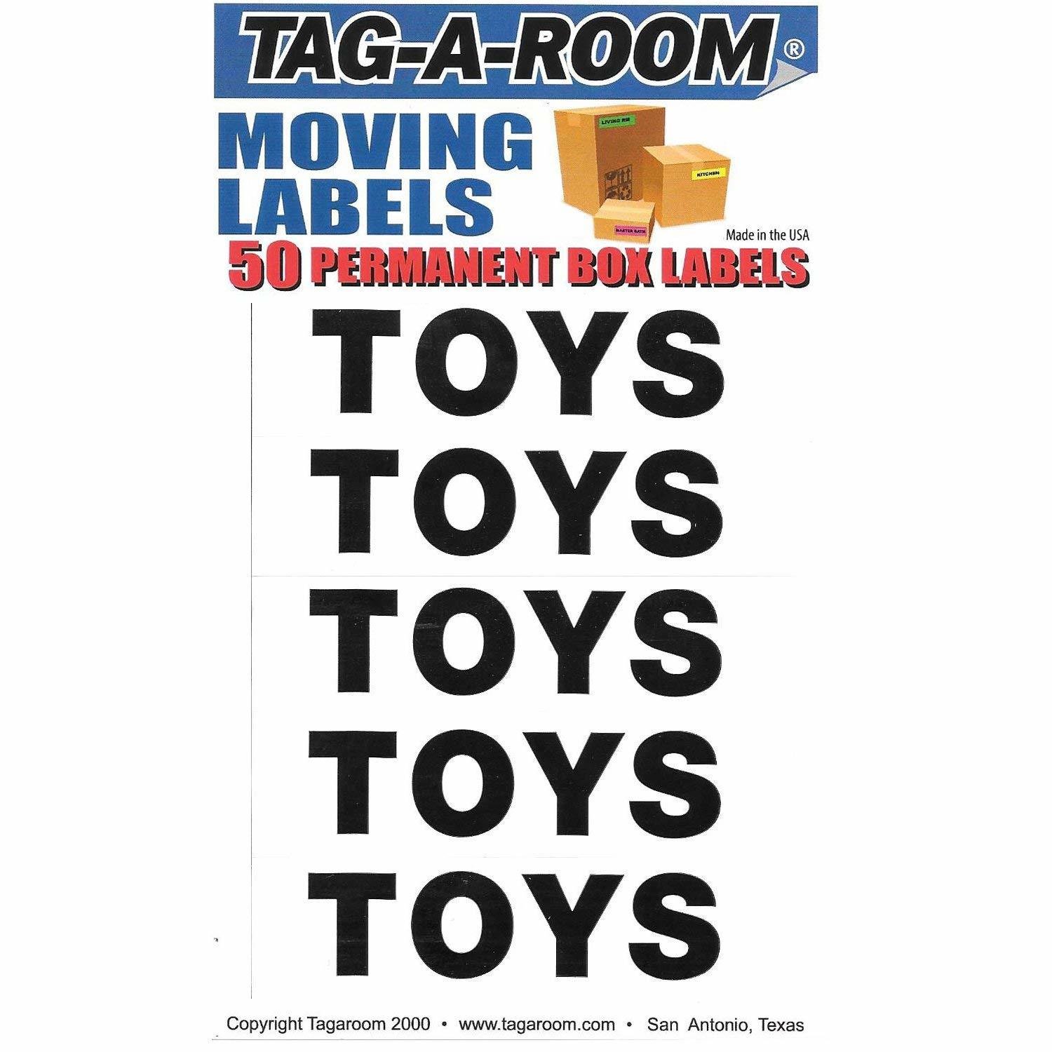 Box Content Moving Label (Toys)