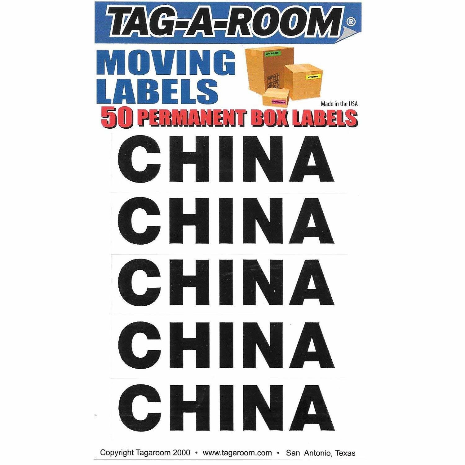 Box Content Moving Label (China)