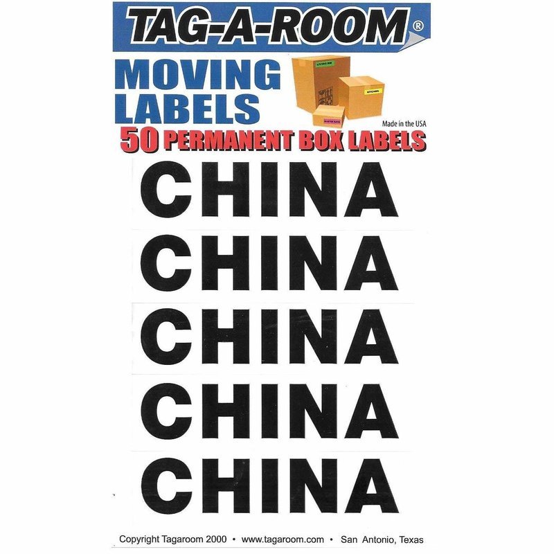 Box Content Moving Label (China)