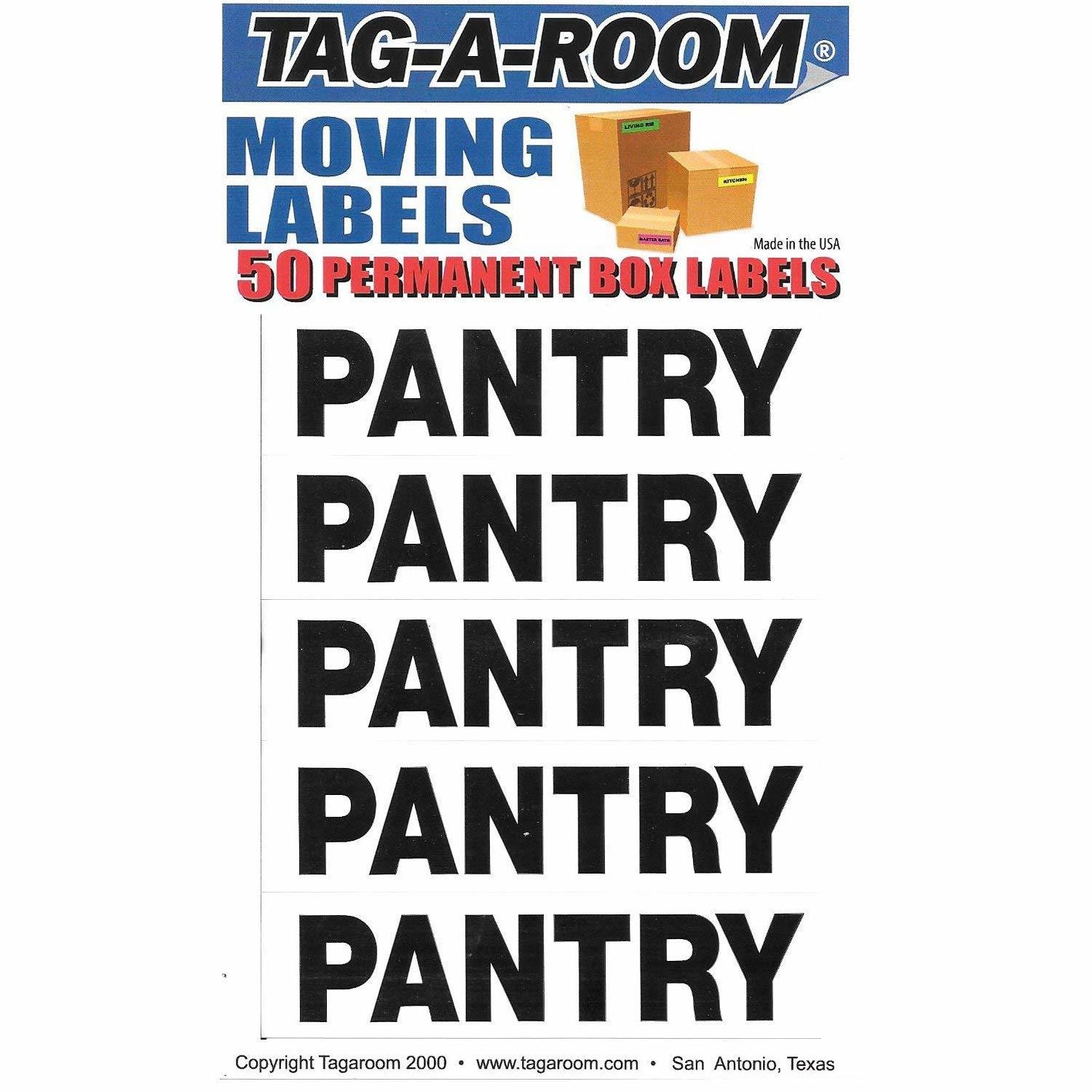 Box Content Moving Label (Pantry)
