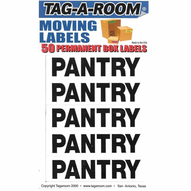 Box Content Moving Label (Pantry)