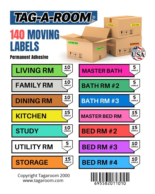 Moving Labels 140 Count