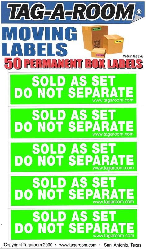 Sold As A Set Do Not Separate - 50 Count