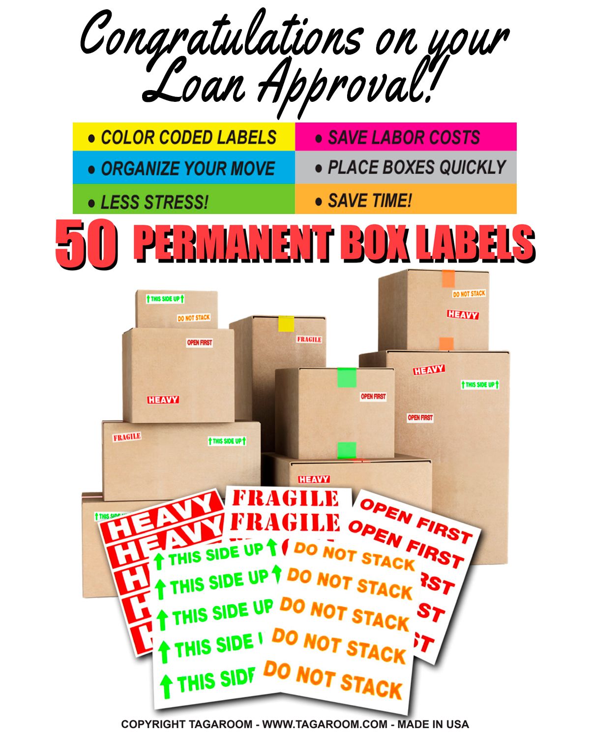 25 Alert Labels Packs