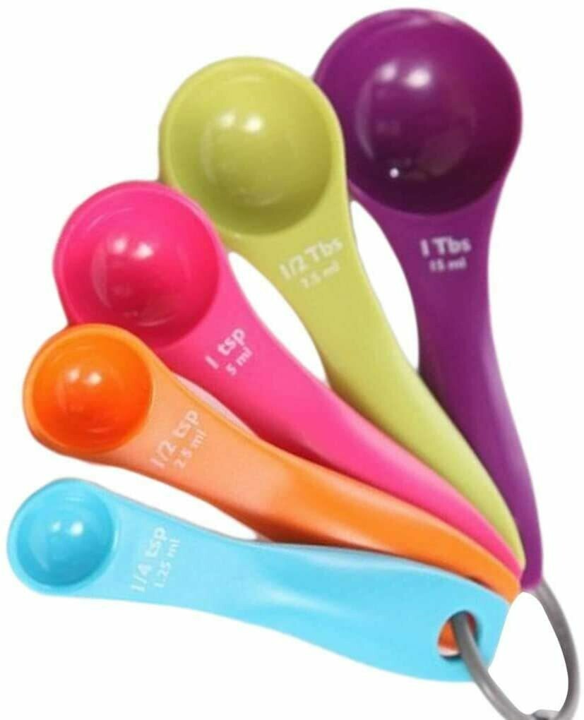5-piece Set Plastic Measuring Spoons
