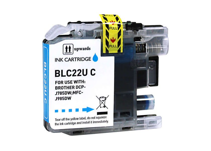 Brother LC22U Cyan Cartucho de Tinta Generico - Reemplaza LC22UCBP