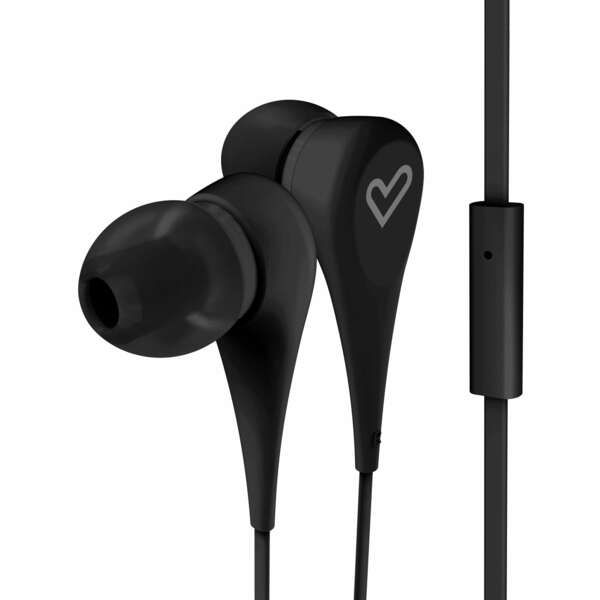 Energy Sistem Auriculares Style 1+ - Microfono - Control de Conversacion - Cable Plano - Color Negro