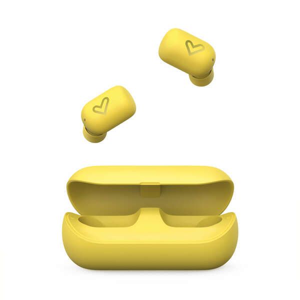 Energy Sistem Auriculares Urban 4 Inalambrico - Inalambrico Stereo - Control Tactil - Caja de Carga - Color Amarillo