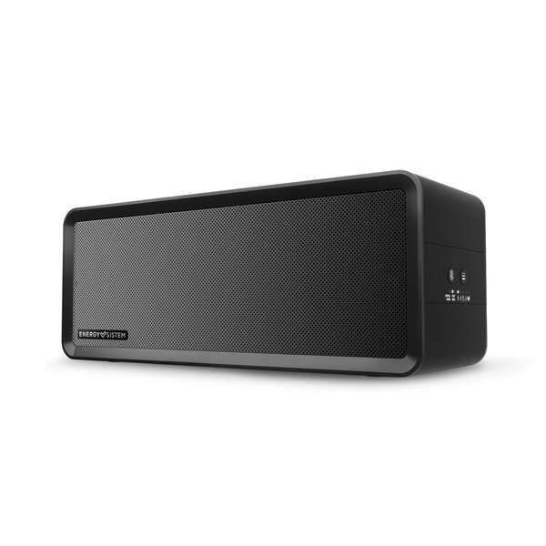 Energy Sistem Caja de Musica 9+ - Bluetooth - Inalambrico Stereo - Graves Profundos - 50W - USB - MicroSD - Radio FM - Color Negro