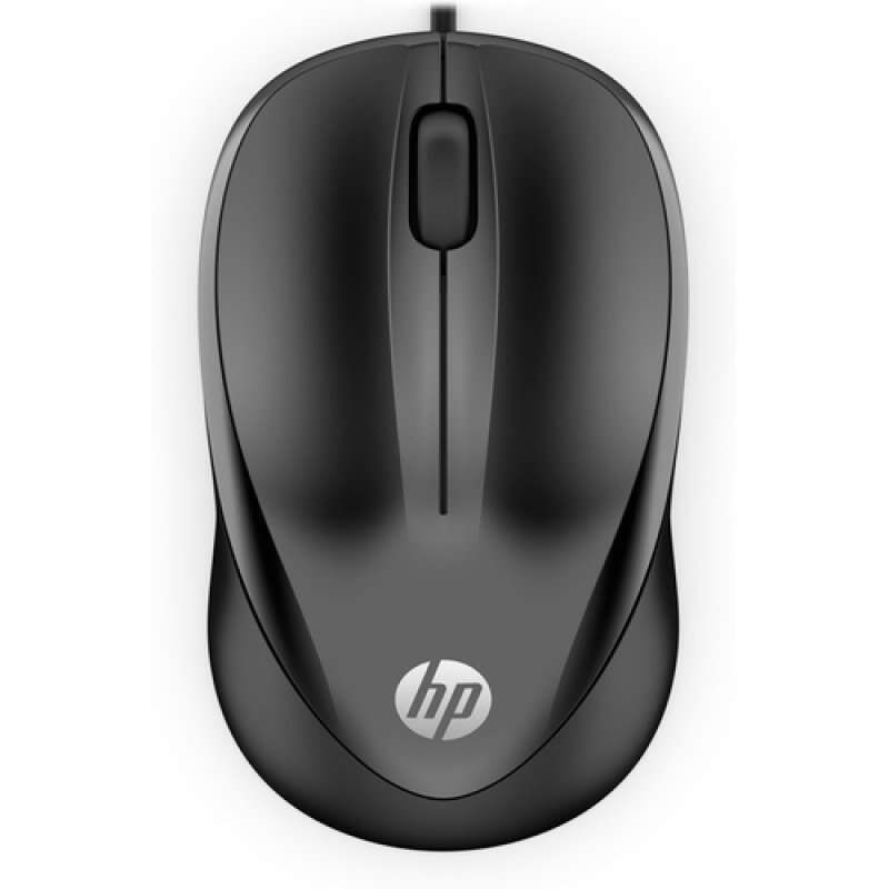 HP 1000 Raton USB 1200dpi - 3 Botones - Uso Ambidiestro - Cable de 1.50m - Color Negro