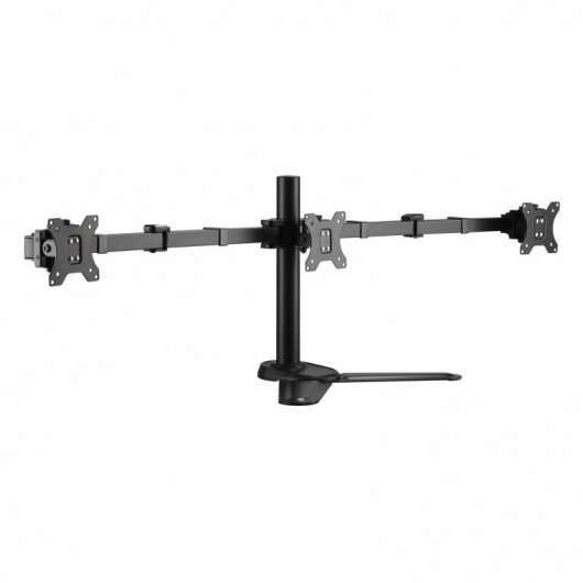 Equip Soporte de Mesa con Brazos Articulados para 3 Monitores 17"-32" - Inclinable y Giratorio - Gestion de Cables - Peso Max 7kg - VESA 100x100mm