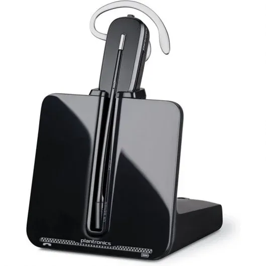 Plantronics CS540 Auricular Inalambrico Monoaural DECT + HL10 Descolgador Electronico - Ajuste sobre la Oreja - Color Negro