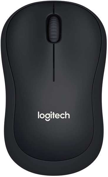 Logitech B220 Silent Raton Inalambrico USB 1000dpi - Silencioso - 3 Botones - Uso Ambidiestro - Color Negro