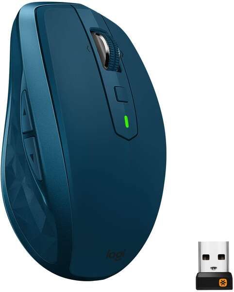 Logitech MX Anywhere 2S Raton Laser Inalambrico USB 4000dpi - 6 Botones - Uso Diestro - Color Azul