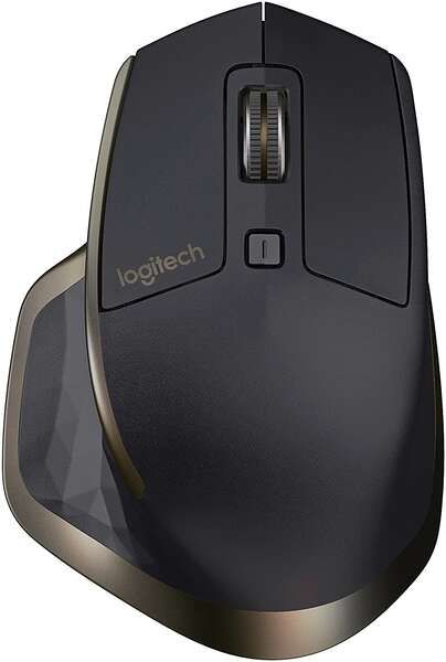 Logitech MX Master Raton Inalambrico USB 1600dpi - Recargable - 5 Botones - Rueda de Pulgar - Uso Diestro - Color Negro