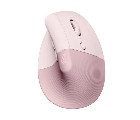 Logitech Lift Raton Vertical Bluetooth e Inalambrico USB 4000dpi - 5 Botones - Uso Diestro