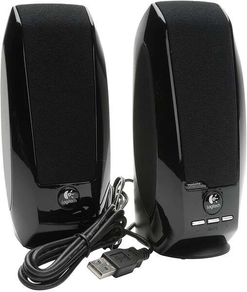 Logitech S150 Altavoces USB 2.0 1.2W - Cable de 1.20m - Color Negro