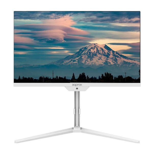 Approx Monitor 23.8" LED FullHD 1080p 75Hz - Webcam y Altavoces Incorporados - Respuesta 4ms - Angulo de Vision 178º - 16:9 - VGA, HDMI - VESA 100x100mm