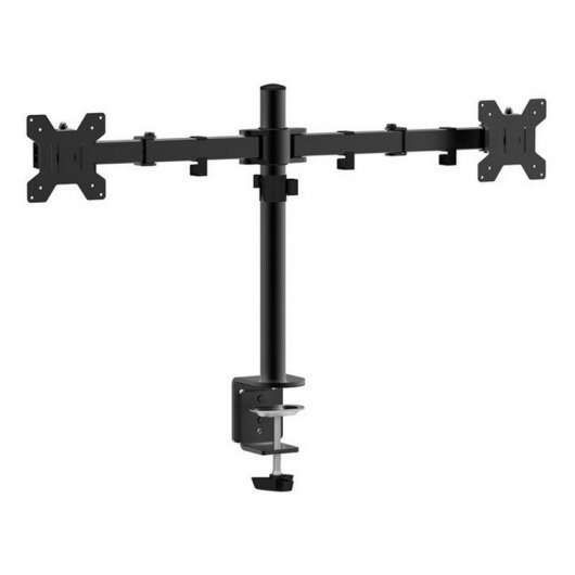 Approx Soporte de Mesa con Brazos Articulados para 2 Monitores de 10"-27" - Giratorio, Inclinable y Extensible - Gestion de Cables - Peso Max 10kg - VESA 100x100mm