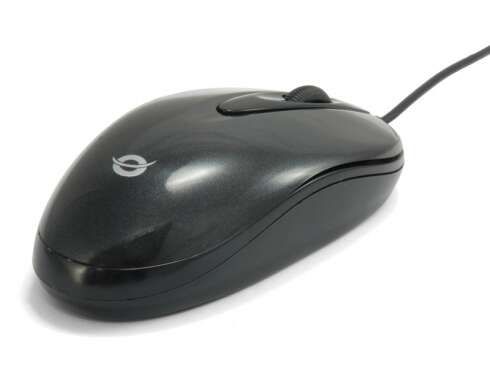 Conceptronic Raton Optido de Sobremesa - 1200DPI - Negro/Gris