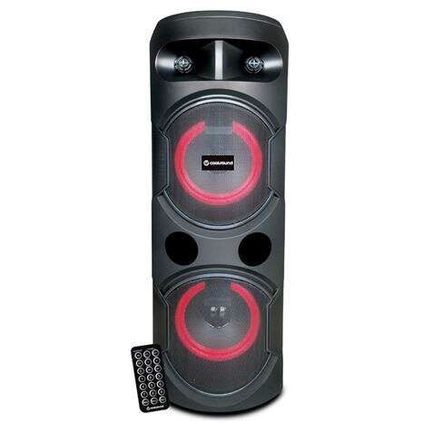 Coolsound Pro 400 Altavoz Autoamplificado Bluetooth 100W 10" 30W RMS con Bateria - Iluminacion LED - USB, SD, Entrada Mic. Jack 6.3mm - Autonomia hasta 5h - Mando a Distancia