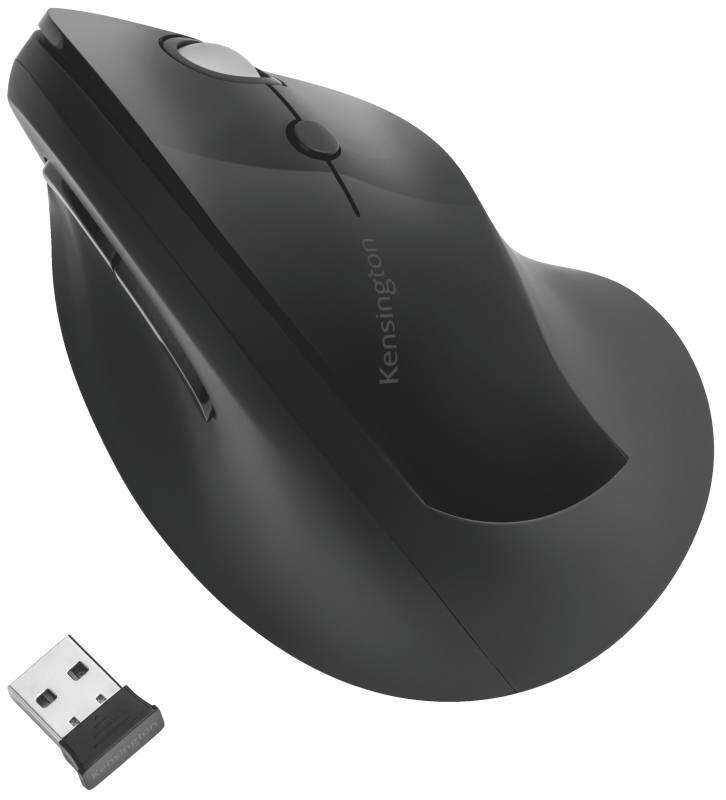 Kensington Raton Inalambrico Vertical PRO Fit Ergo - Mejora de Postura - Contorno Natural - Negro
