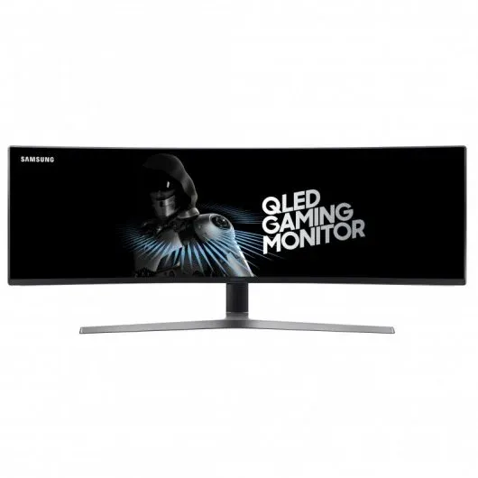 Samsung Monitor Curvo 49" QLED Ultrawide FullHD 144Hz FreeSync 2 - Ajustable en Altura, Giratorio e Inclinable - Respuesta 1ms - 32:9 - USB-A, HDMI, DP - VESA 100x100mm