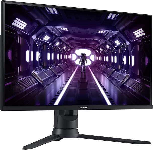 Samsung Odyssey G3 Monitor Gaming LED 24" VA FullHD 1080P 144Hz FreeSync Premium - Respuesta 1ms - Regulable en Altura, Giratorio e Inclinable - Angulo de Vision 178° - 16:9 - HDMI, DisplayPort - VESA 100x100mm