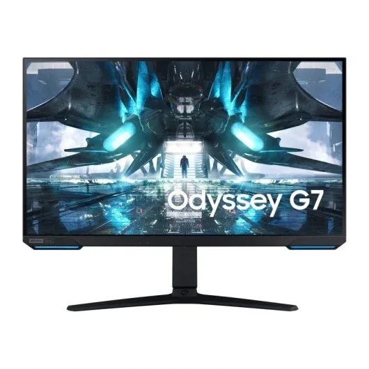 Samsung Odyssey G7 Monitor 28" LED  IPS UltraHD 4K 144Hz - Respuesta 1ms - Regulable en Altura, Giratorio e Inclinable - 16:9 - Angulo de Vision 178º - USB, HDMI, DisplayPort - VESA 100x100mm