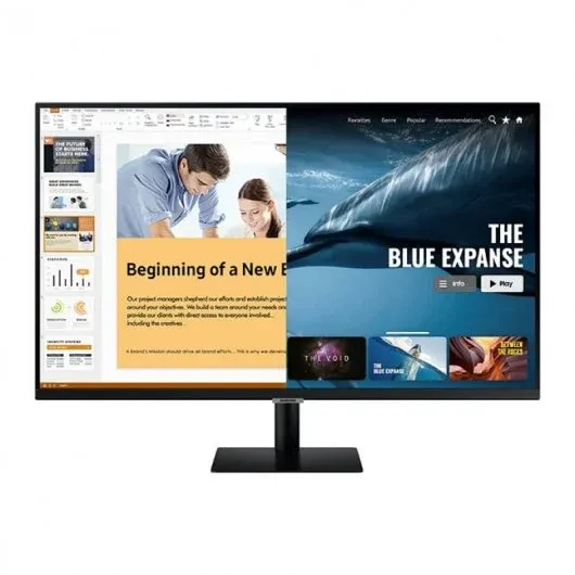 Samsung Smart Monitor M7 LED 32" UltraHD 4K WiFi, Bluetooth - Respuesta 8ms - Mando a Distancia - Altavoces Incorporados - 16:9 - USB-C, HDMI - VESA 100x100mm