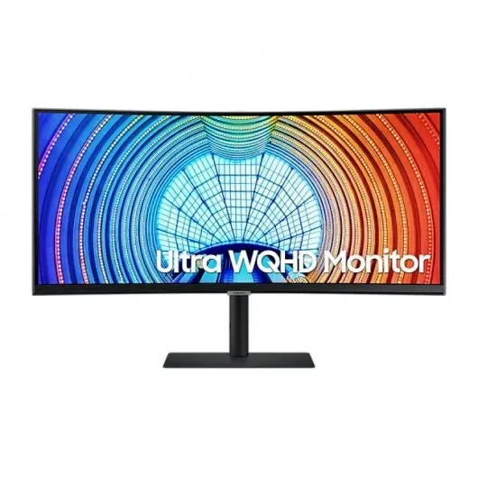 Samsung Monitor Curvo 34" UltraWide QHD 100Hz - Respuesta 5ms - 21:9 - Angulo de Vision 178° - USB-C, HDMI, DisplayPort - VESA 100x100mm